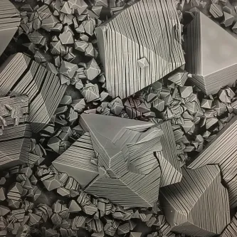 Backscatter image of chalcophanite crystals